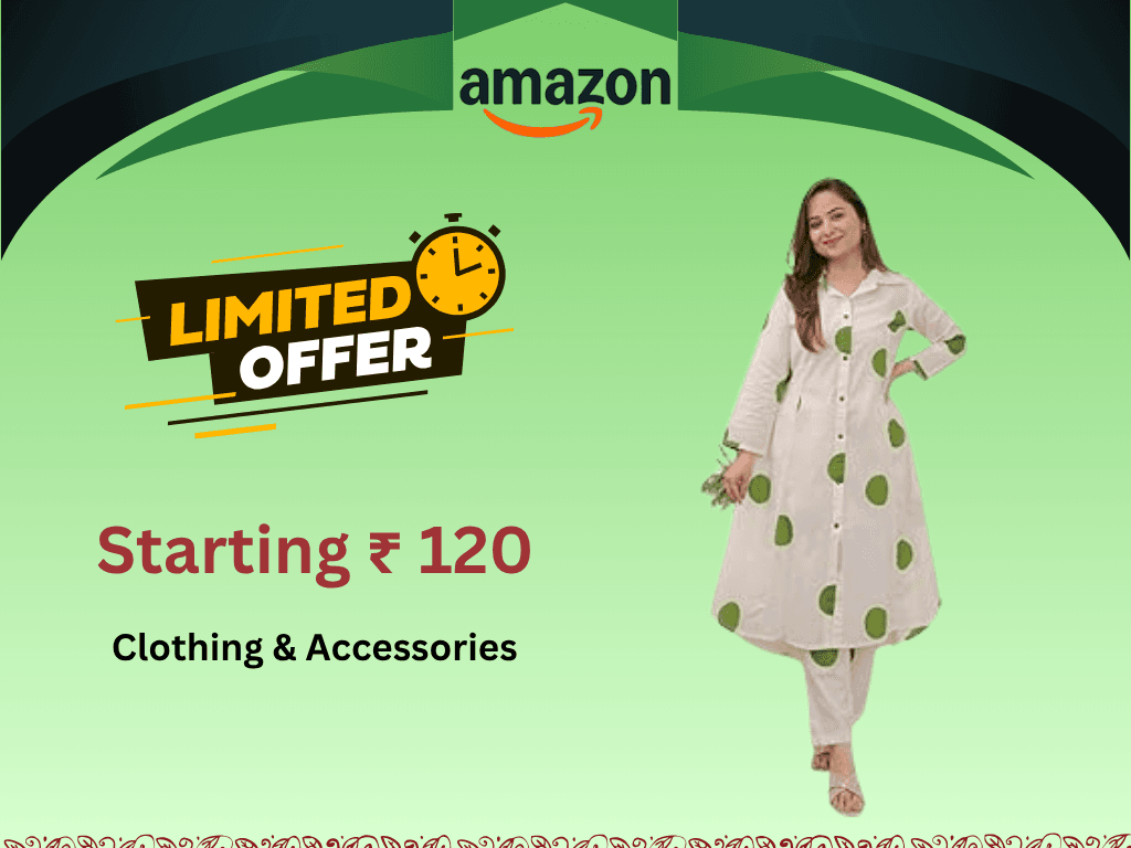 Jaipuri Fashionista Womens Cotton Printed Cord Set A-line Kurti and Pant Set