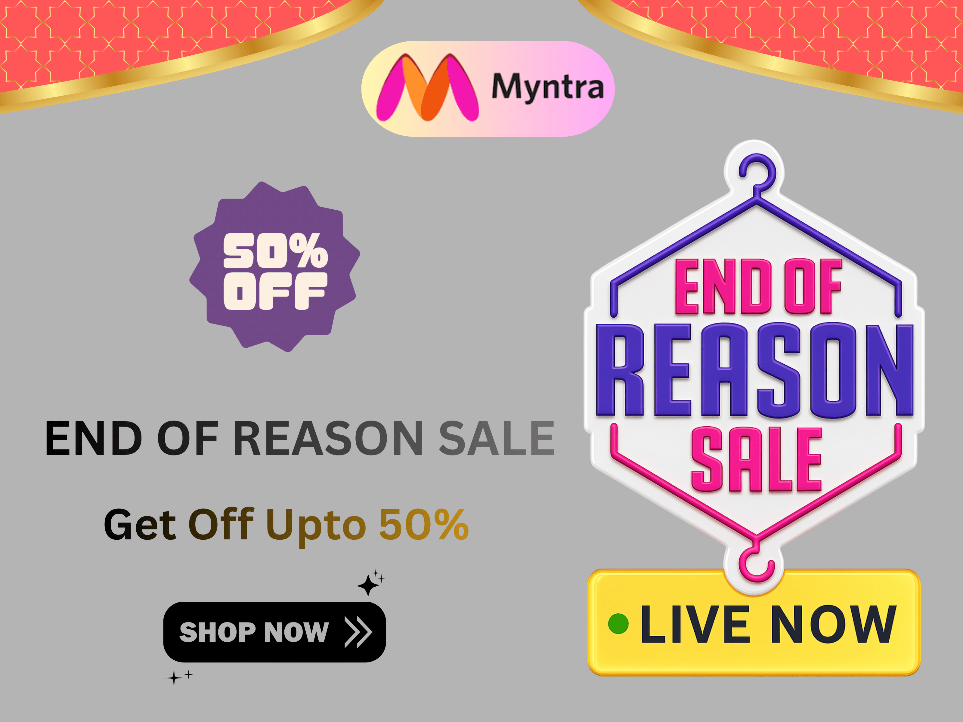 END OF REASON SALE-LIVE NOW