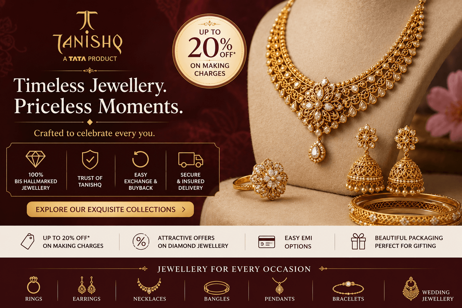 Tanishq Jewellery – Shop Gold & Diamond Jewellery Online